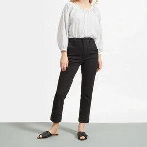 Everlane Slim Leg Crop Women's Pant Size 2 Washed Black